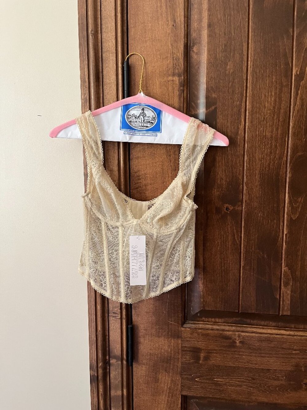 Urban Outfitters Out From Under Amor Lace Corset Top NEW